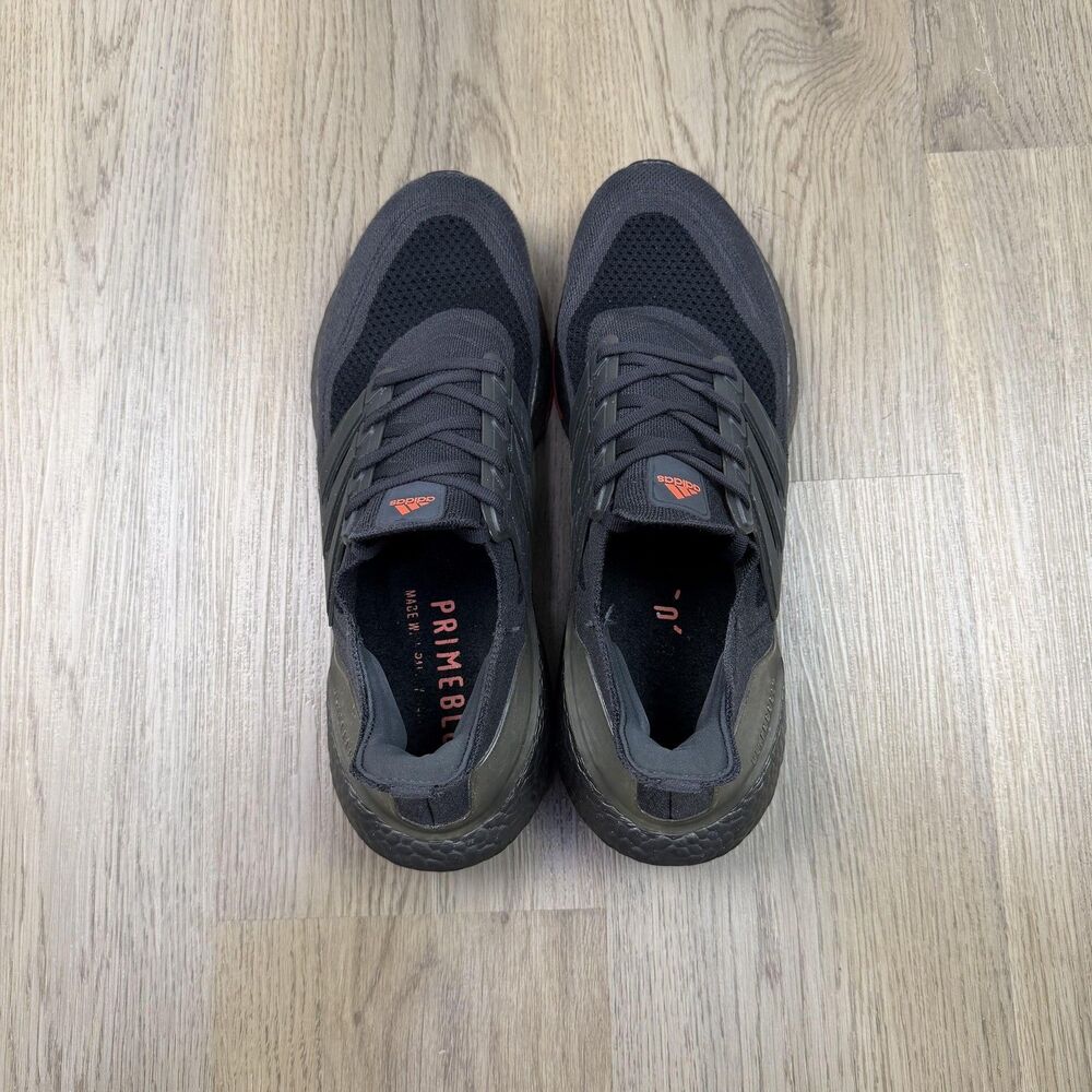 Adidas Ultraboost 21 Shoes Mens Size 11 Black Primeblue Running Gym Sneakers - Picture 8 of 9